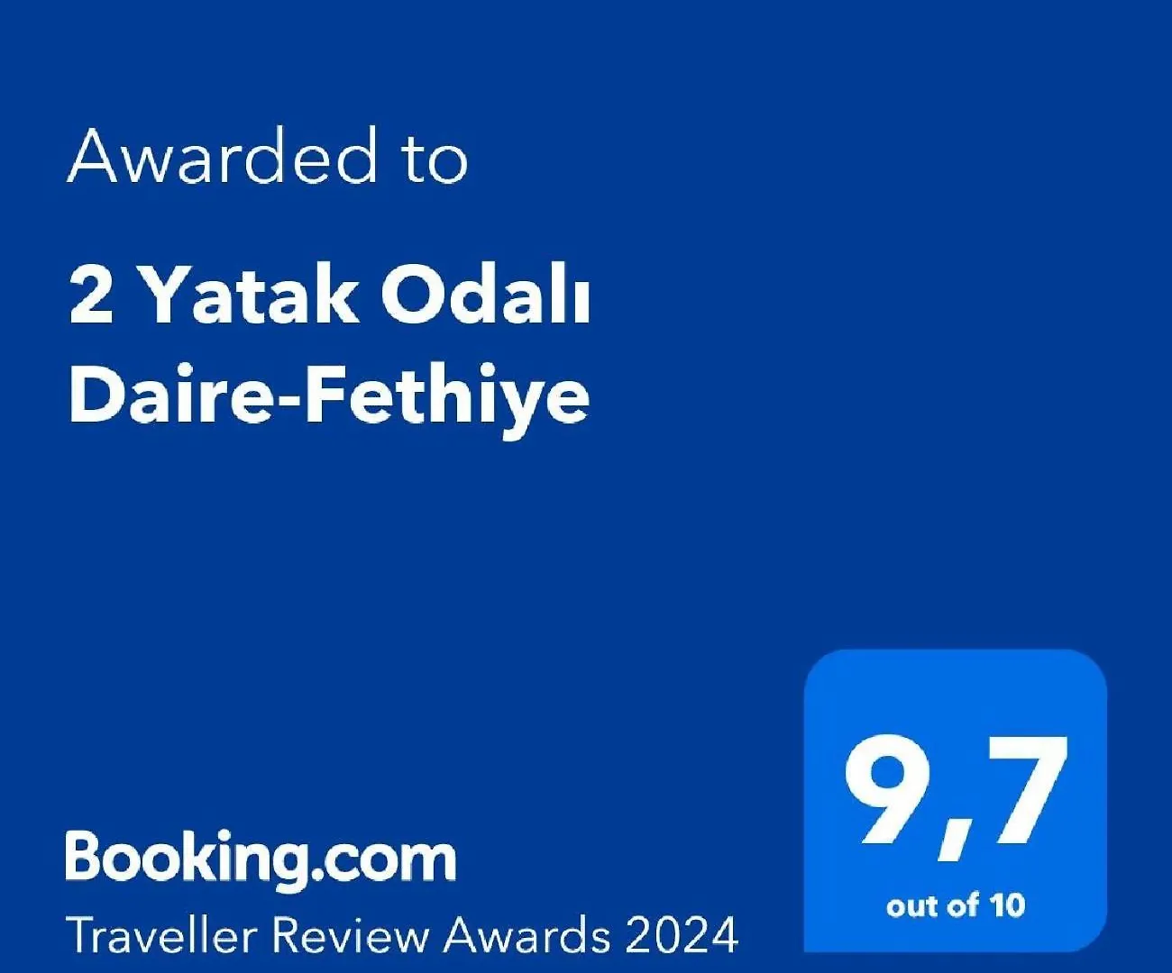 2 Yatak Odali Daire-Fethiye